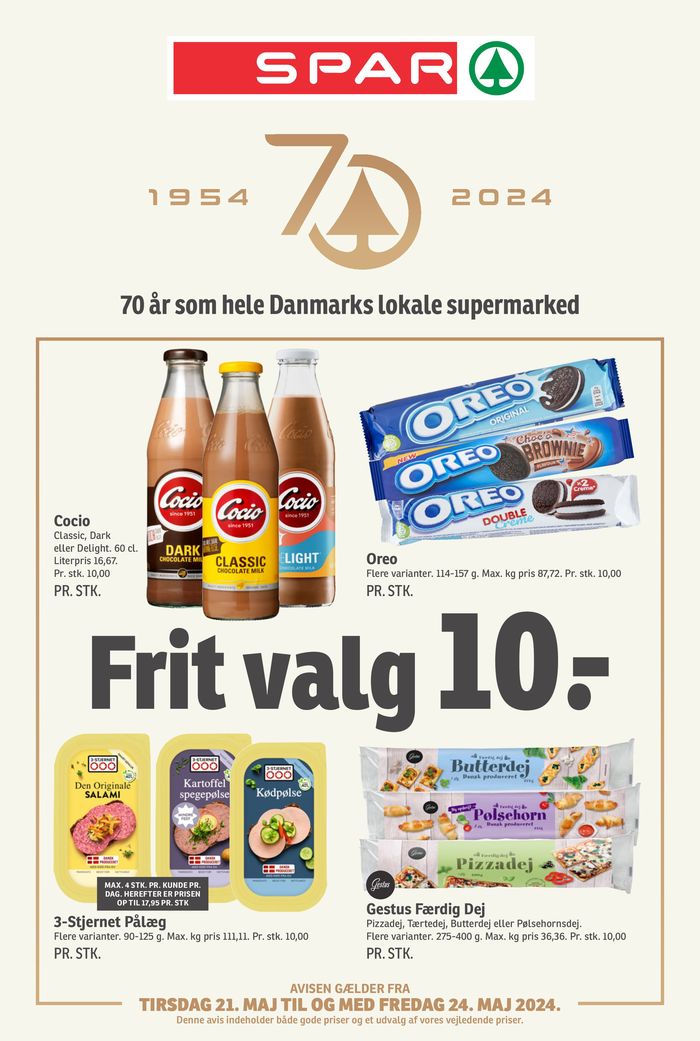 SPAR katalog i Nørresundby | SPAR Tilbudsavis ! | 16.5.2024 - 30.5.2024
