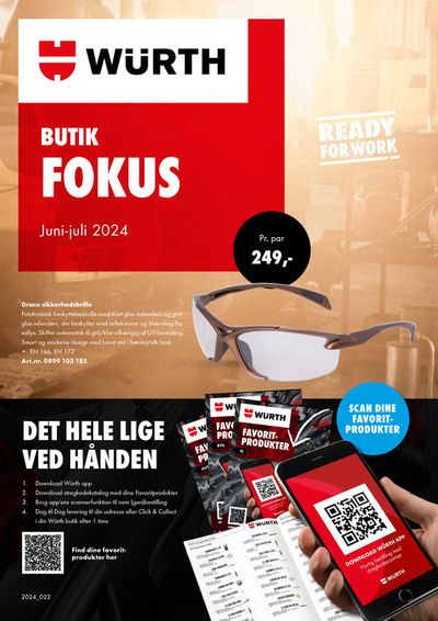 Tilbud fra Byggemarkeder i Kolding | Butik Fokus  hos Würth | 4.6.2024 - 31.7.2024