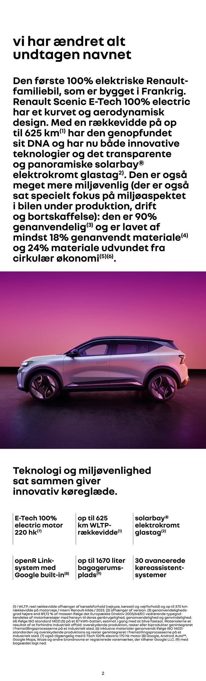 Renault katalog i Helsingør | Renault SCENIC E-TECH 100% ELECTRIC | 8.6.2024 - 8.6.2025