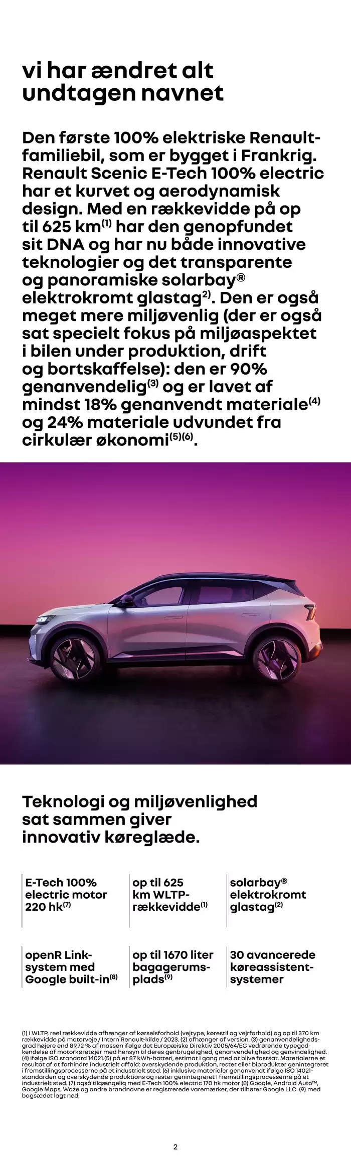 Renault katalog i Århus | Renault SCENIC E-TECH 100% ELECTRIC | 10.7.2024 - 10.7.2025