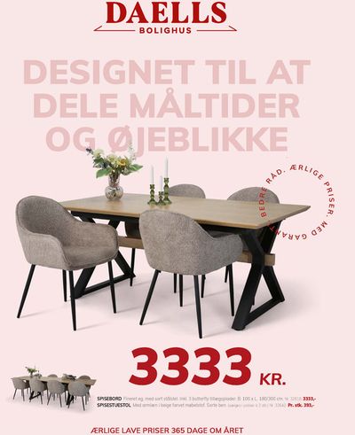 Daells Bolighus katalog i København | Daells Bolighus Inspiration til spisestuen | 19.7.2024 - 2.8.2024