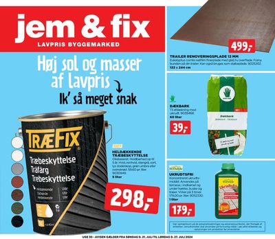 jem & fix katalog i Ølstykke-Stenløse | jem & fix Tilbudsavis | 20.7.2024 - 27.7.2024