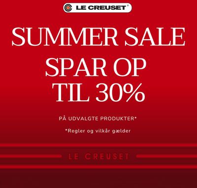 Tilbud fra Hjem og møbler i Hellerup | Summer Sale hos Le Creuset | 25.7.2024 - 31.8.2024