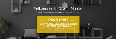 Tilbud fra Hjem og møbler i Hellerup | Sommer Udsalg hos Olsson Møbler | 25.7.2024 - 31.8.2024