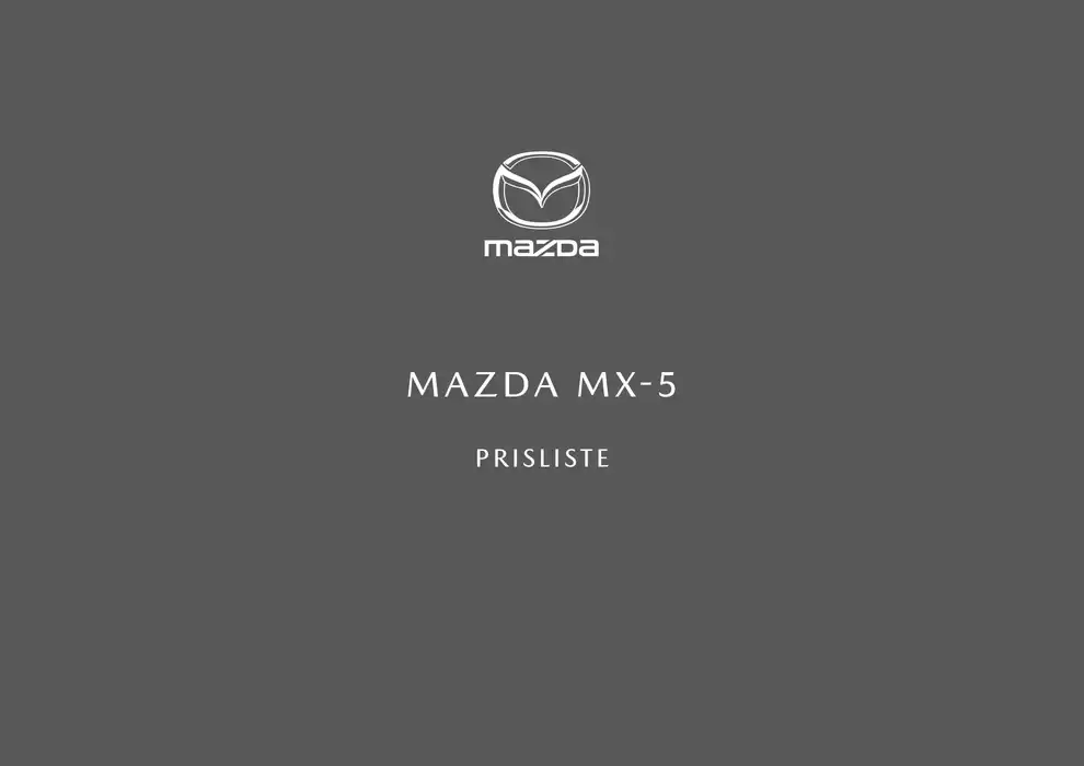 Mazda katalog i Odense | Mazda MX-5 | 14.8.2024 - 28.2.2025