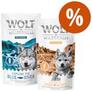 SÆRPRIS! 2 x 100 g Wolf of Wilderness Training Snack "Explore"NYHED på tilbud til 47,9 kr. hos Zooplus DK