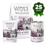 SÆRAKTION: Wolf of Wilderness i sæt - Tør- & vådfoder + snacksNYHED på tilbud til 201,9 kr. hos Zooplus DK