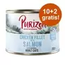 10 + 2 gratis! Purizon Adult 12 x 200 g / 400 g på tilbud til 165,9 kr. hos Zooplus DK