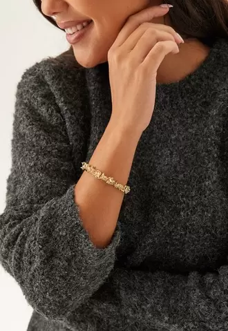 Act Recycled Bracelet Gold-pla på tilbud til 425 kr. hos Bubbleroom