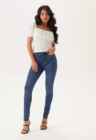 High Full length Superstretch Jeans på tilbud til 449 kr. hos Bubbleroom