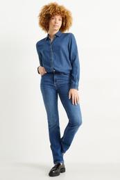 Straight jeans - mid-rise waist - LYCRA® på tilbud til 39,99 kr. hos C&A