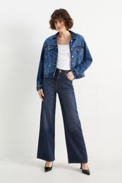 Wide leg jeans - high waist på tilbud til 39,99 kr. hos C&A