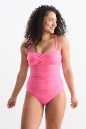 Swimsuit with gathers - padded - LYCRA® XTRA LIFE™ på tilbud til 35,99 kr. hos C&A