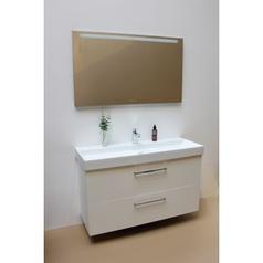 Canto møbelsæt inkl. spejl m/integreret LED-lys - 120 cm på tilbud til 4495 kr. hos VVS Eksperten