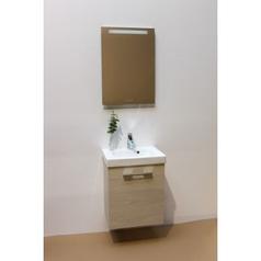 Menuet møbelsæt inkl. spejl m/integreret LED-lys - 50 cm på tilbud til 1999 kr. hos VVS Eksperten