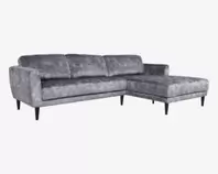 Sofa m/XL-Chaiselong Højre Grå på tilbud til 4972 kr. hos Daells Bolighus