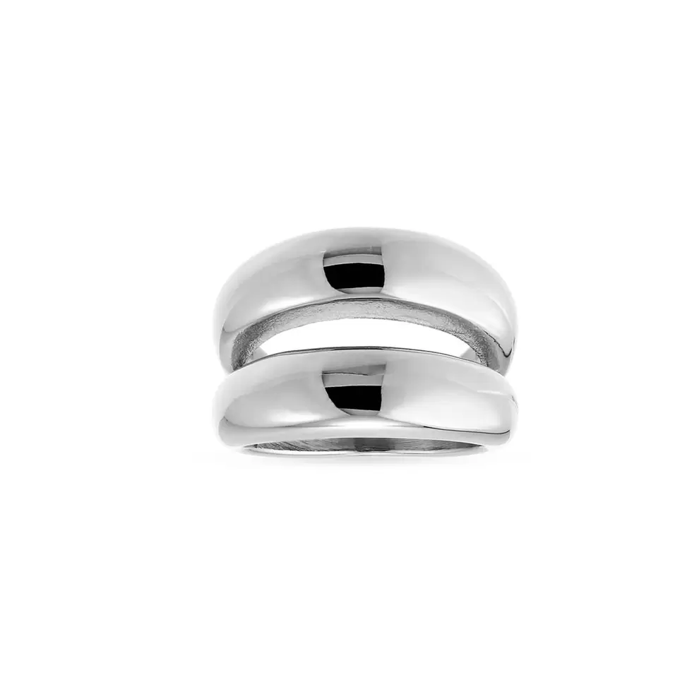 Baía Jewellery - Casal ring - Rustfrit stål på tilbud til 249 kr. hos Vibholm Guld & Sølv