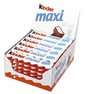 Kinder maxi chokolade bar på tilbud til 2,95 kr. hos Dagrofa Food Service