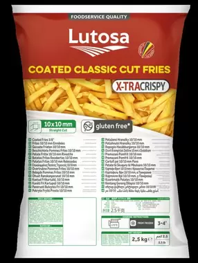 Pommes frites lige X-TRA CRISPY på tilbud til 32,95 kr. hos Dagrofa Food Service