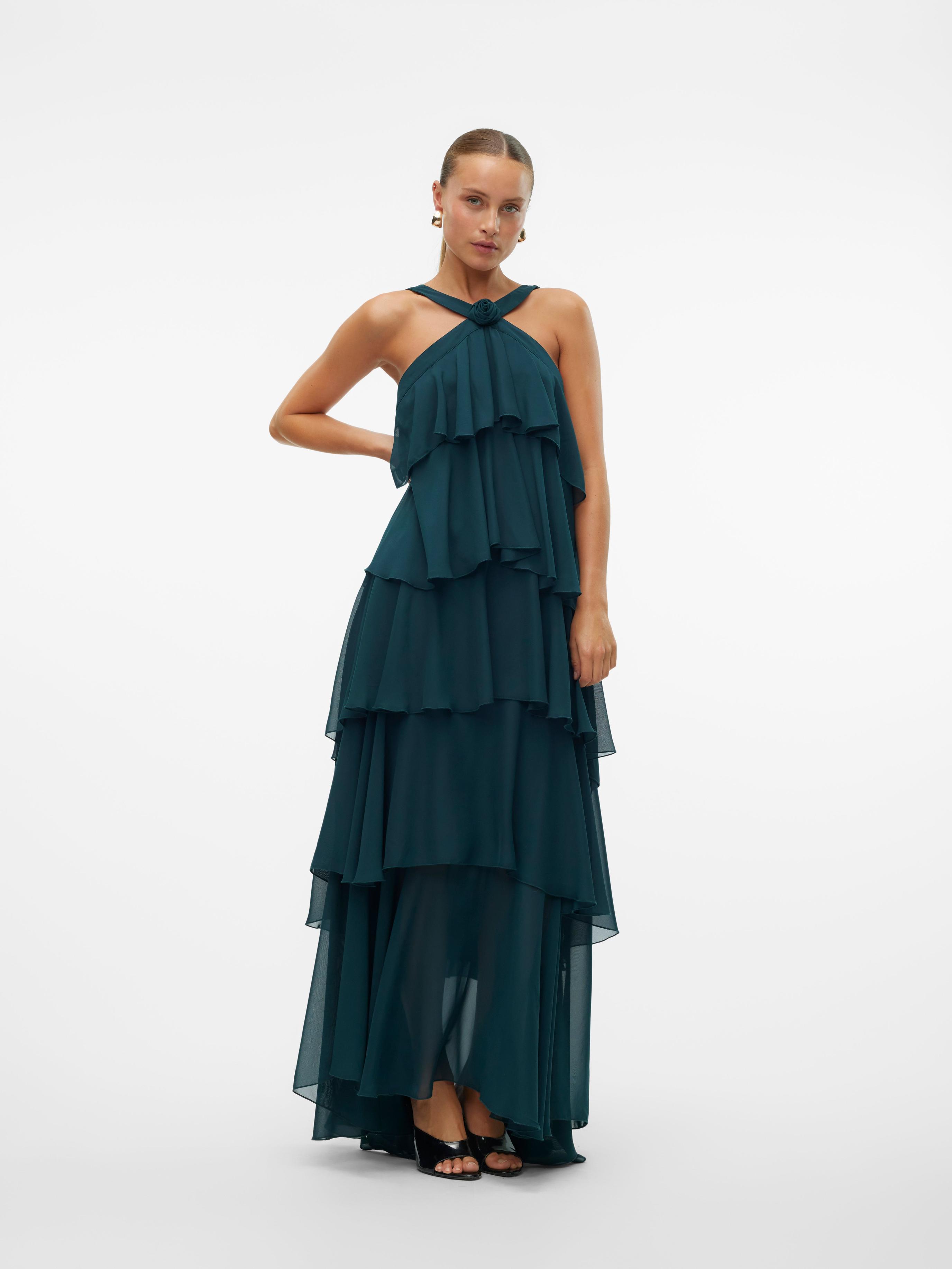 VMFELICIA Lang kjole på tilbud til 749,95 kr. hos Vero Moda
