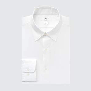 Easy Care Broadcloth Stretch Slim Fit Shirt (Regular Collar) på tilbud til 249 kr. hos Uniqlo