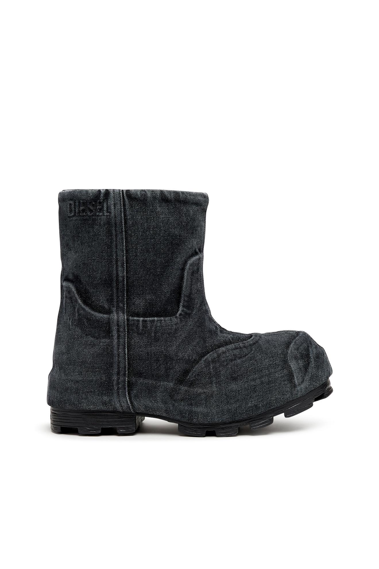 D-Hammer Ch Md Boots - Chelsea boots in washed denim på tilbud til 5100 kr. hos Diesel