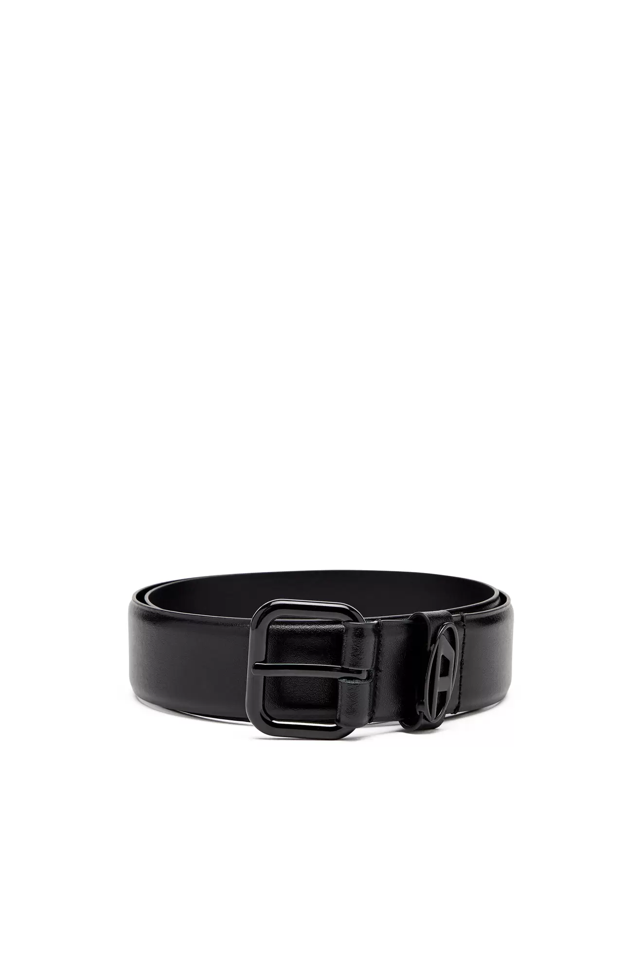 Logo-plaque embellished leather belt på tilbud til 1000 kr. hos Diesel