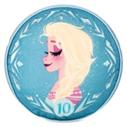 Elsa and Anna 10th Anniversary Accent Pillow, Frozen på tilbud til 45 kr. hos Disney