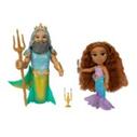 Jakks 6" Ariel and Triton Doll Set, The Little Mermaid Live Action Film på tilbud til 24,4 kr. hos Disney