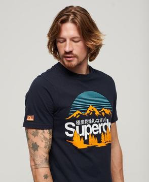 Great Outdoors T-shirt med grafik på tilbud til 399 kr. hos Superdry