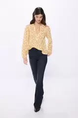 Ethnic print blouse på tilbud til 12,99 kr. hos Springfield