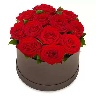 Æske med roser på tilbud til 799,95 kr. hos Euroflorist