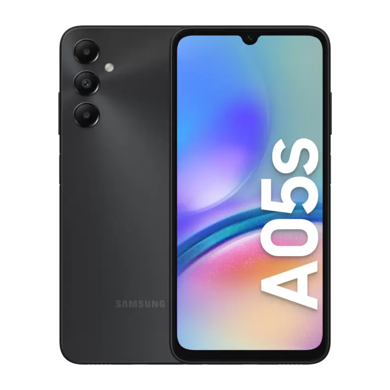 Samsung Galaxy A05S 128 GB smartphone, sort på tilbud til 1399 kr. hos Expert