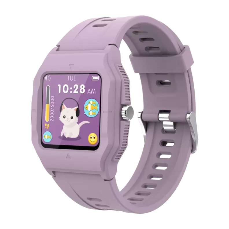 Triacle Spark One smartwatch til børn, lilla på tilbud til 299 kr. hos Expert