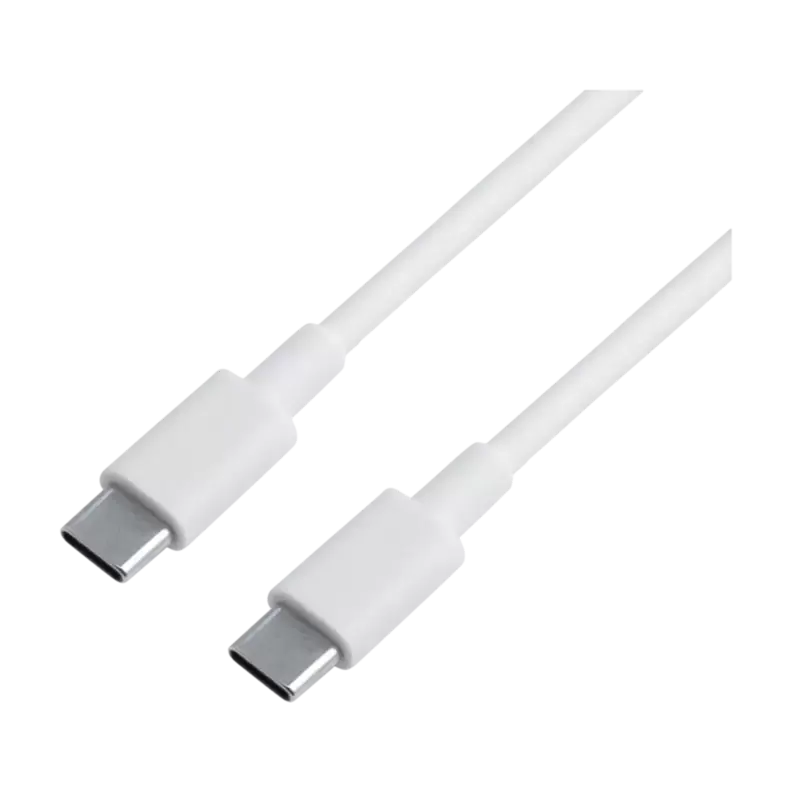 Eletra USB-C til USB-C kabel 1 M, hvid på tilbud til 99 kr. hos Expert