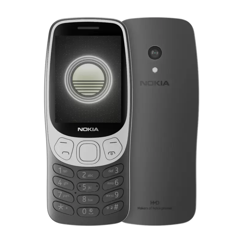 Nokia 3210 4G mobiltelefon, Grunge Black på tilbud til 699 kr. hos Expert