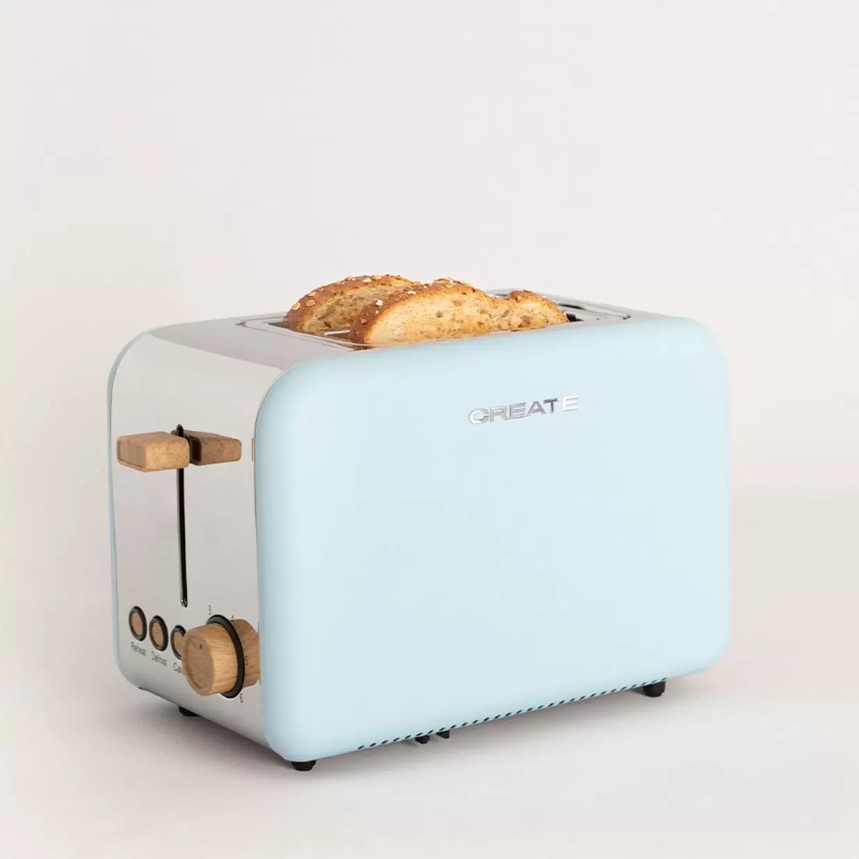 CREATE Toaster himmelblå på tilbud til 499 kr. hos Sinnerup