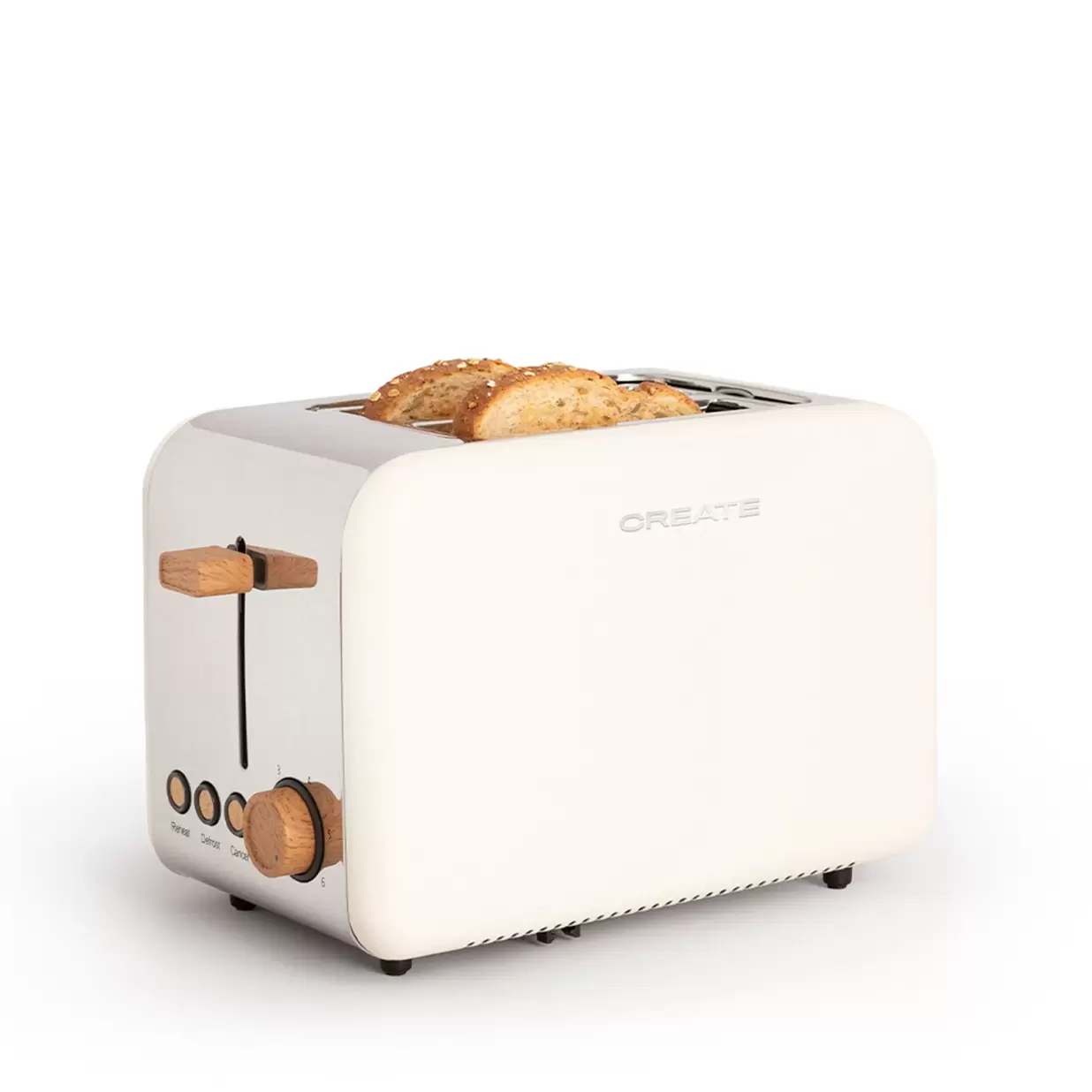 CREATE Toaster hvid på tilbud til 499 kr. hos Sinnerup