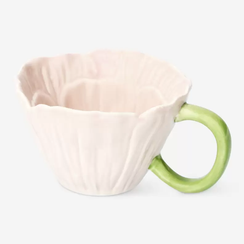 Krus med lyserøde blomster - 140 ml på tilbud til 40 kr. hos Flying Tiger