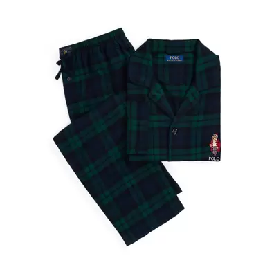 Polo Bear Plaid Flannel Pyjama Set på tilbud til 1599 kr. hos Ralph Lauren 