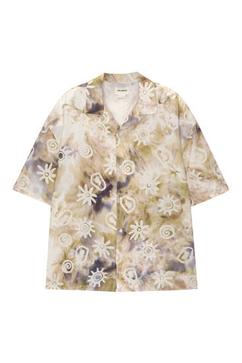 Batikfarvet T-shirt med sol på tilbud til 259 kr. hos Pull & Bear