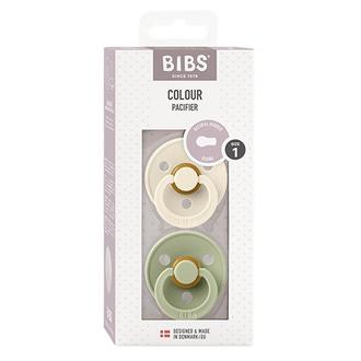 BIBS Colour Latex Size 1 Ivory/Sage 2 PACK på tilbud til 59,95 kr. hos Helsam