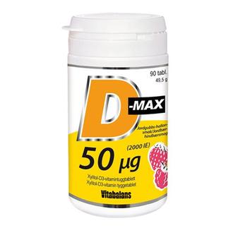 D-Max 50 μg på tilbud til 76 kr. hos Helsam