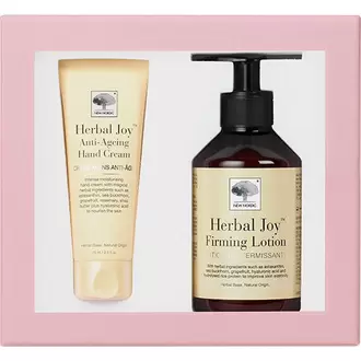 Herbal Joy Gaveæske Værdi kr. 388,-  Herbal Joy Hand Cream 75 ml+ Firming Lotion 250 ml på tilbud til 149 kr. hos Helsam