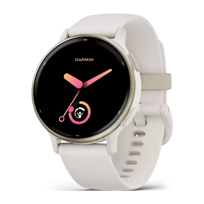 Vivoactive 5 smartwatch, cream, gold Ivory AMOLED på tilbud til 1999 kr. hos Power