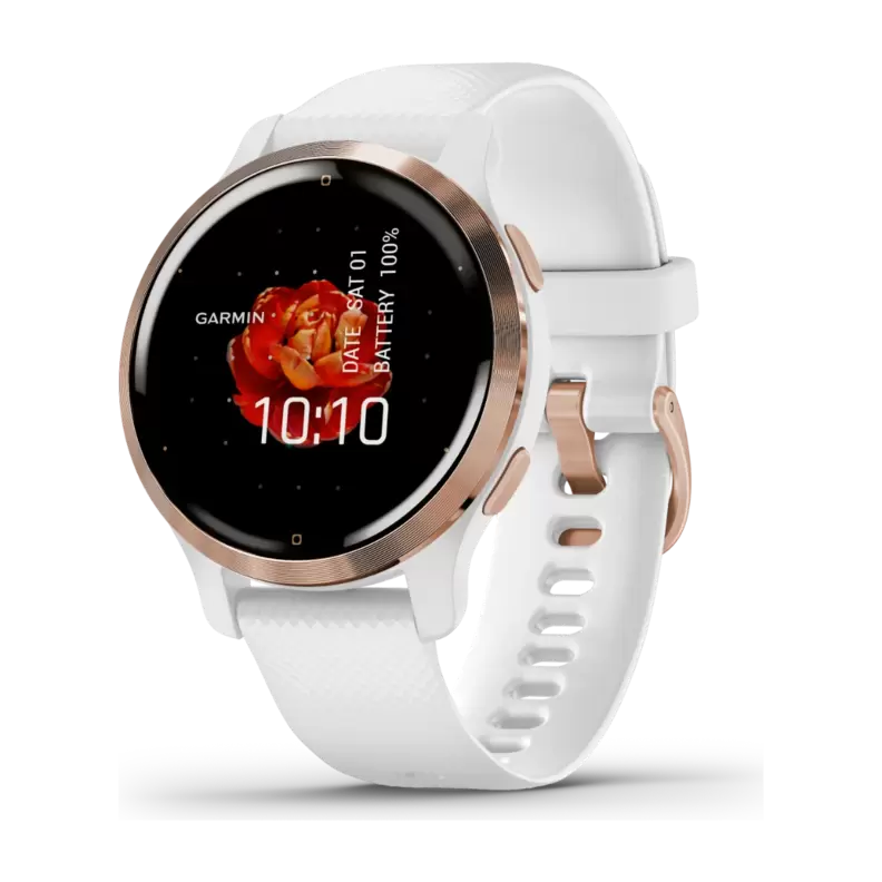 Venu 2S 40 mm smartwatch I, rose gold/hvid på tilbud til 2359 kr. hos Power