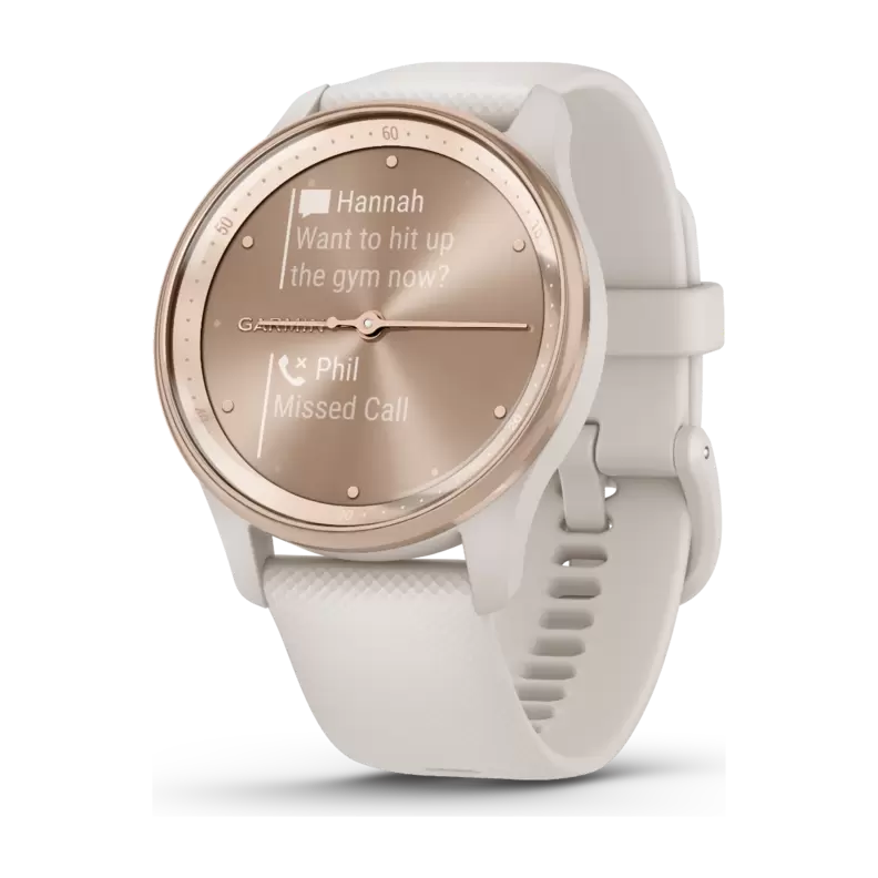 Vivomove Trend Hybrid smartwatch Ivory peach på tilbud til 2069 kr. hos Power