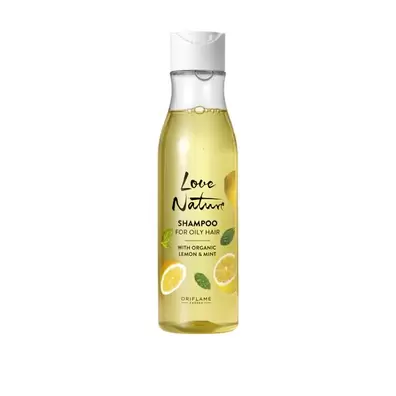 Shampoo For Oily Hair with Organic Lemon & Mint på tilbud til 45 kr. hos Oriflame