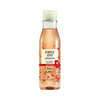 Simple Joys Shower Gel with Organic Grapefruit Festive Edition på tilbud til 45 kr. hos Oriflame