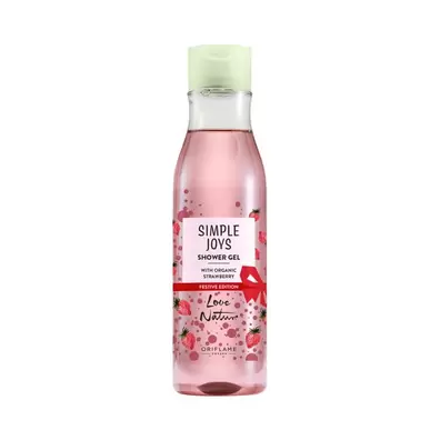 Simple Joys Shower Gel with Organic Strawberry Festive Edition på tilbud til 45 kr. hos Oriflame